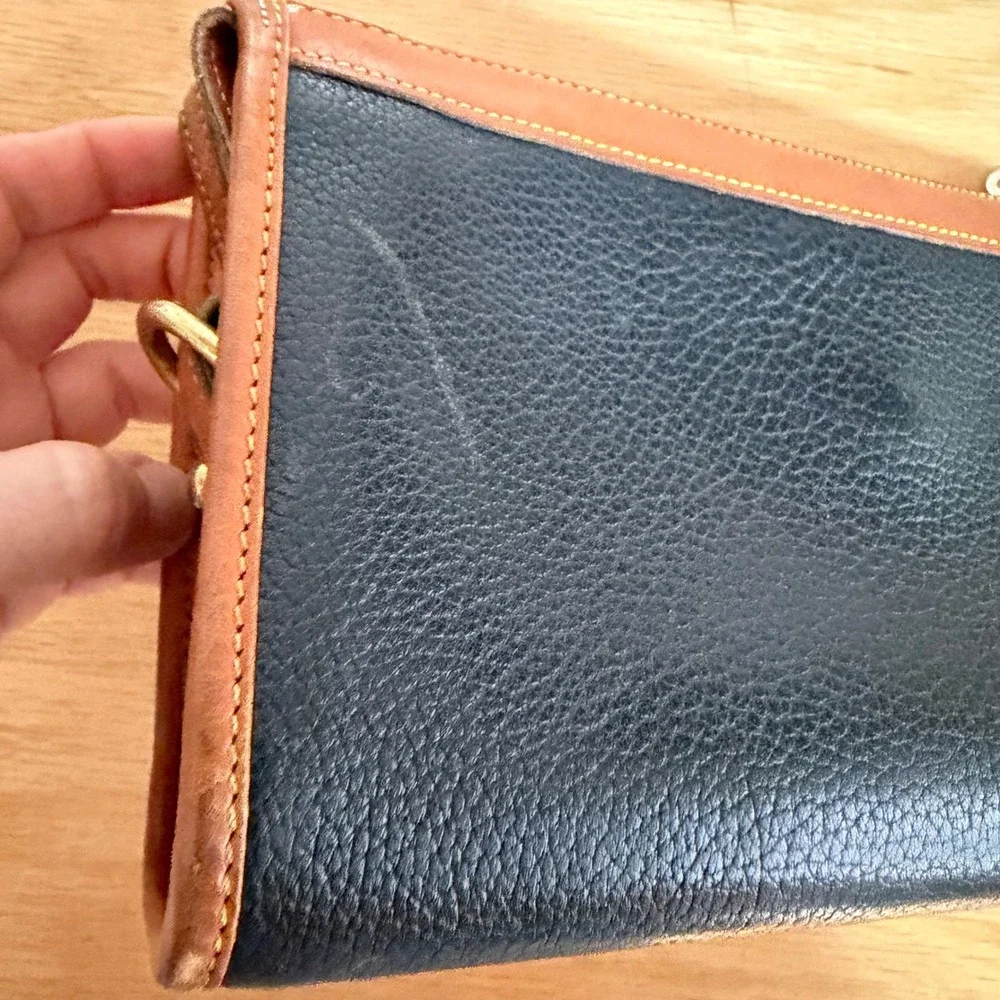 Vintage Dooney & Bourke All Weather Leather Clutch Replacement No Purse Strap